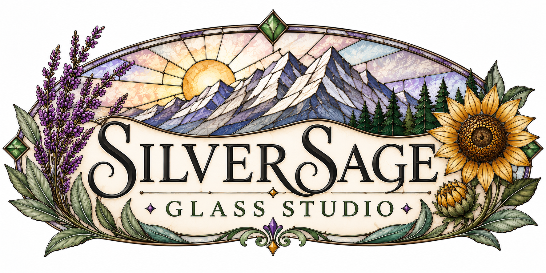 Silver Sage Glass